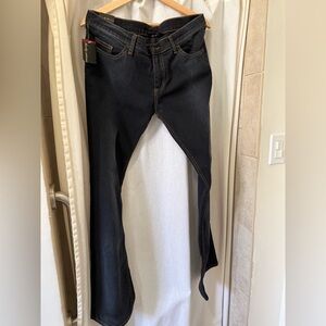 Hurley International Women's Midnight Blue Wide Leg Jeans Size 9 Hip hugger